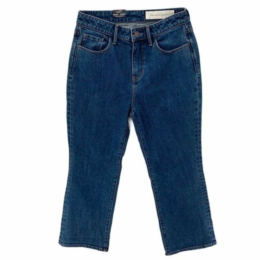 Treasure & Bond Praise Flare High Rise Crop Jean